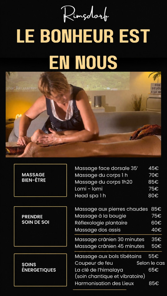 Massages détente