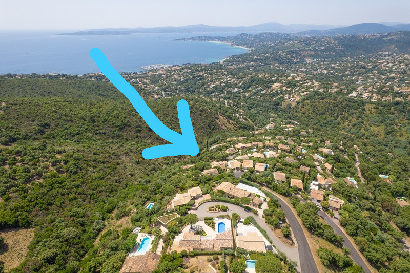 Vue mer exceptionnelle sur golfe de St Tropez