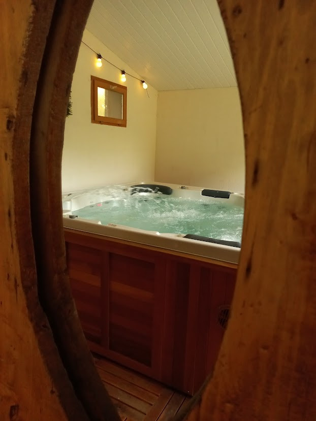 Bulles et détente : le coin jacuzzi