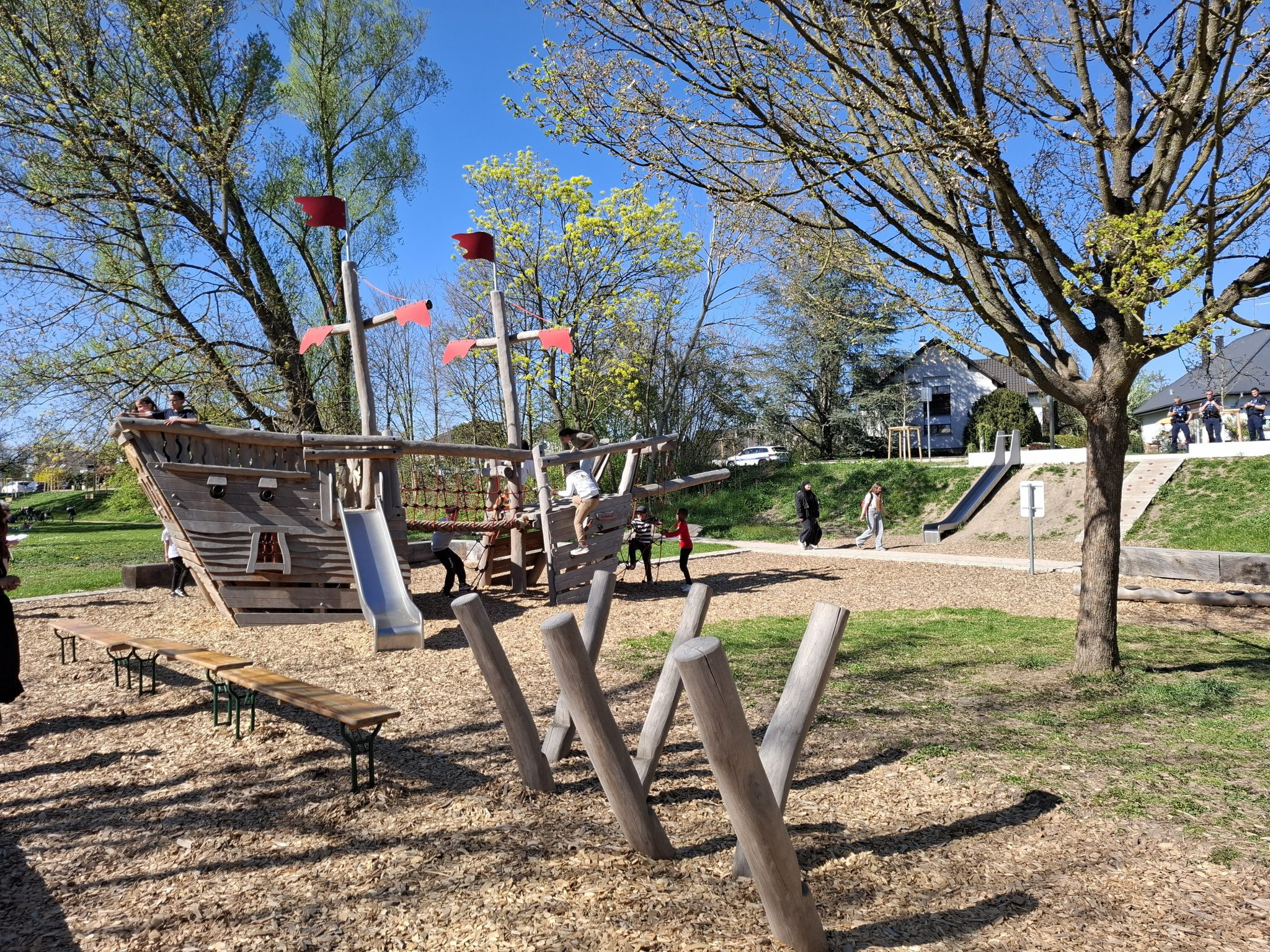 Parc à coté de la maison