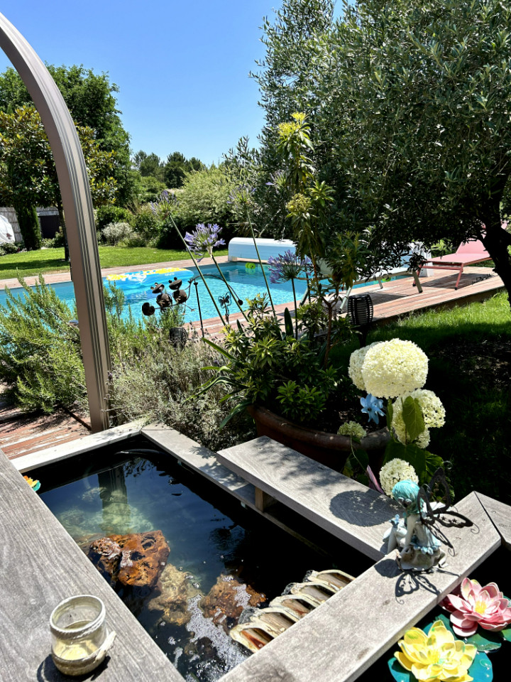 Piscine eau salée et température constante