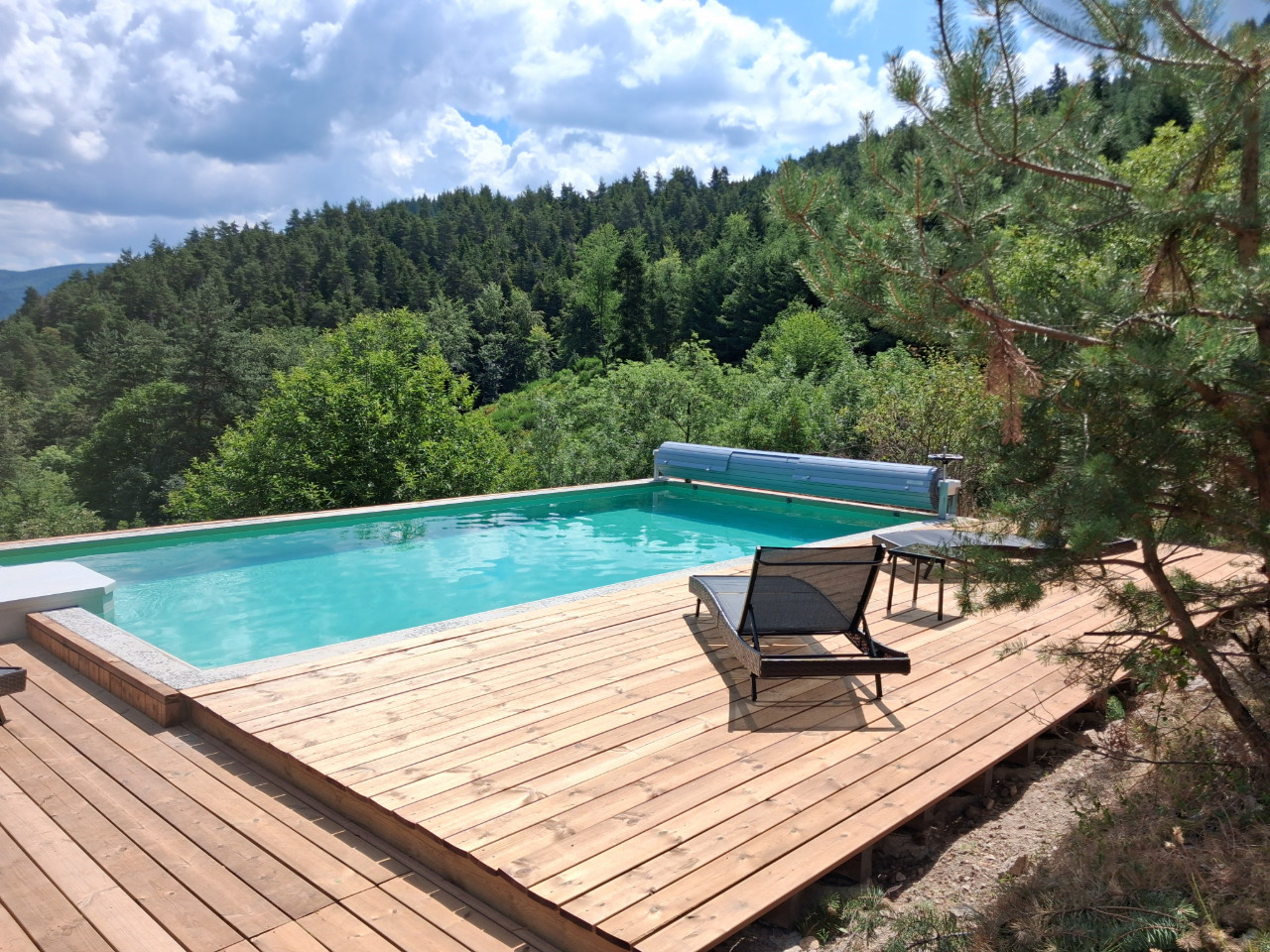 Piscine avec vue imprenable !!!