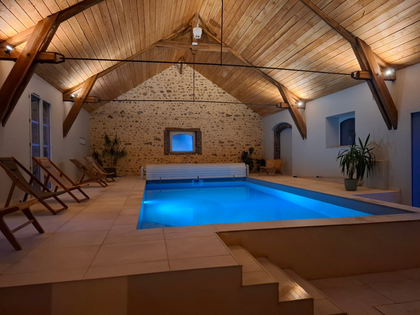 Piscine intérieure chauffée toute l'année