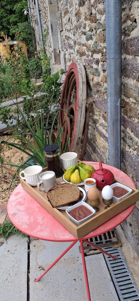 Petit dejeuner de saison fait maison