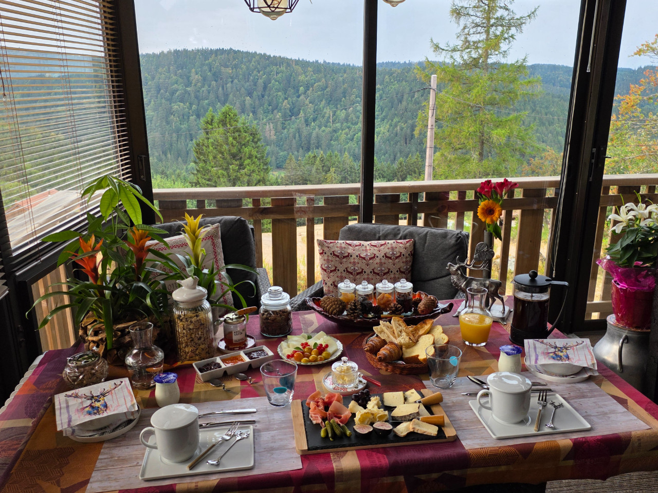 Petit-déjeuner "maison" autour de produits locaux