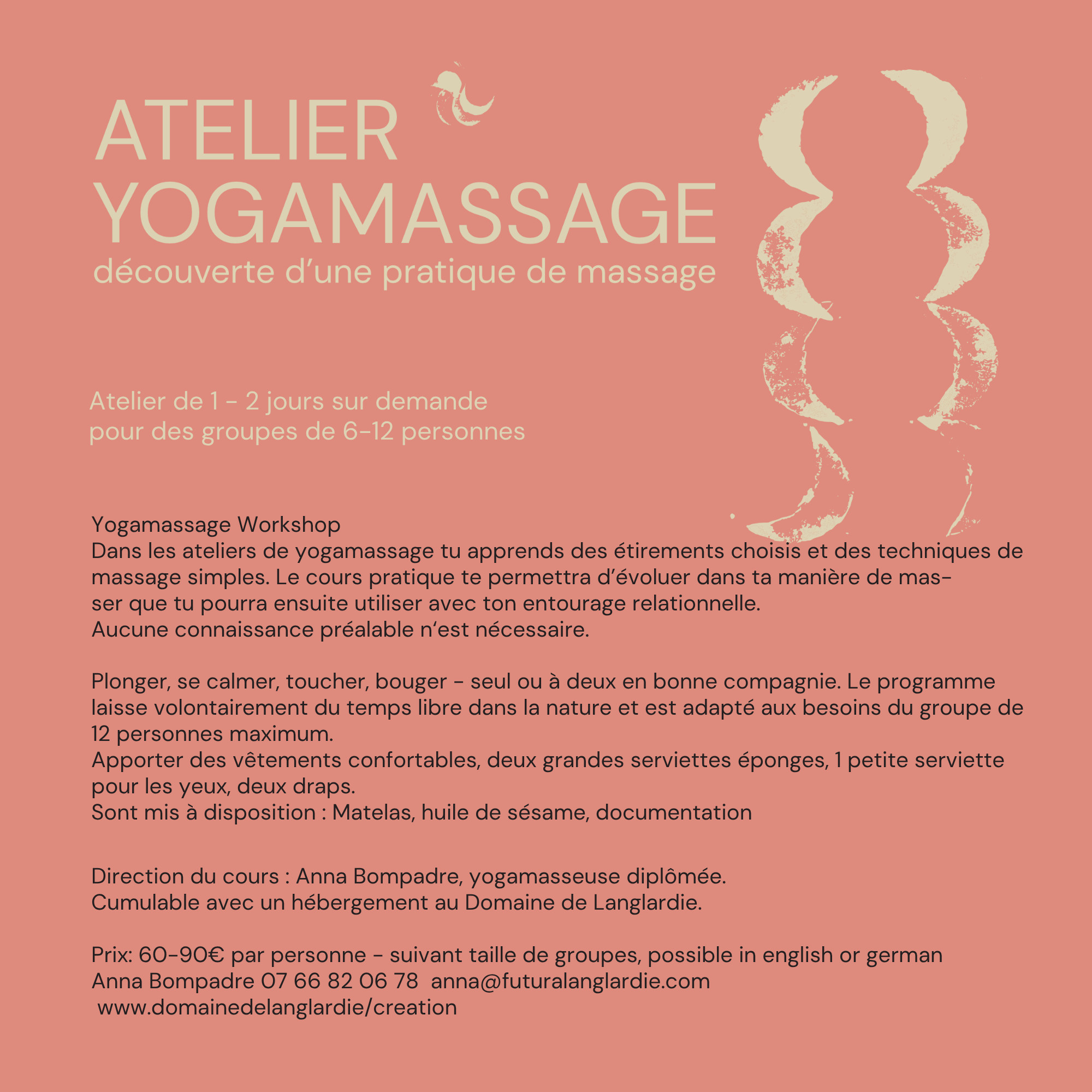 Yogamassage et atelier Yogamassage