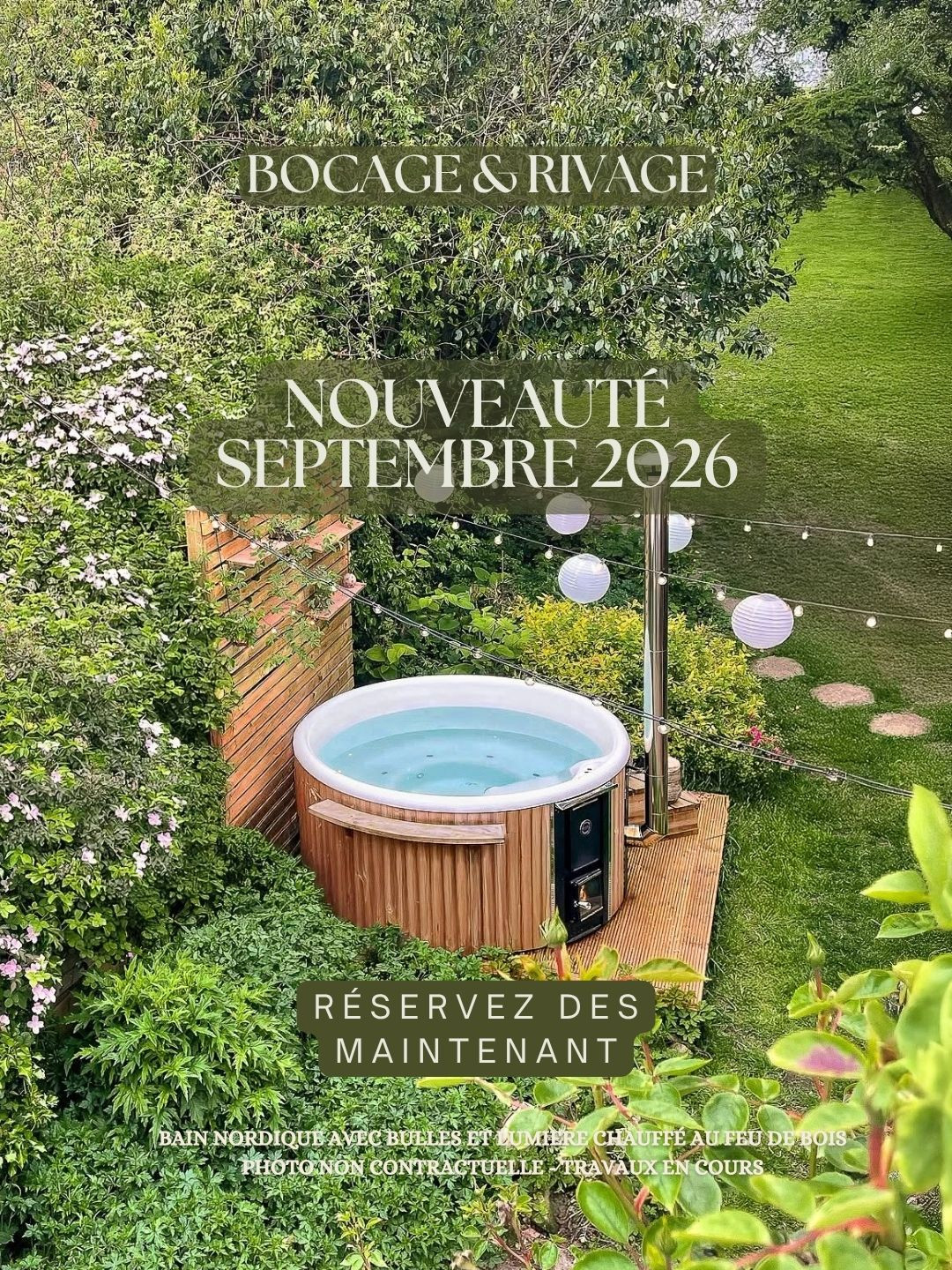 Bain nordique au feu de bois