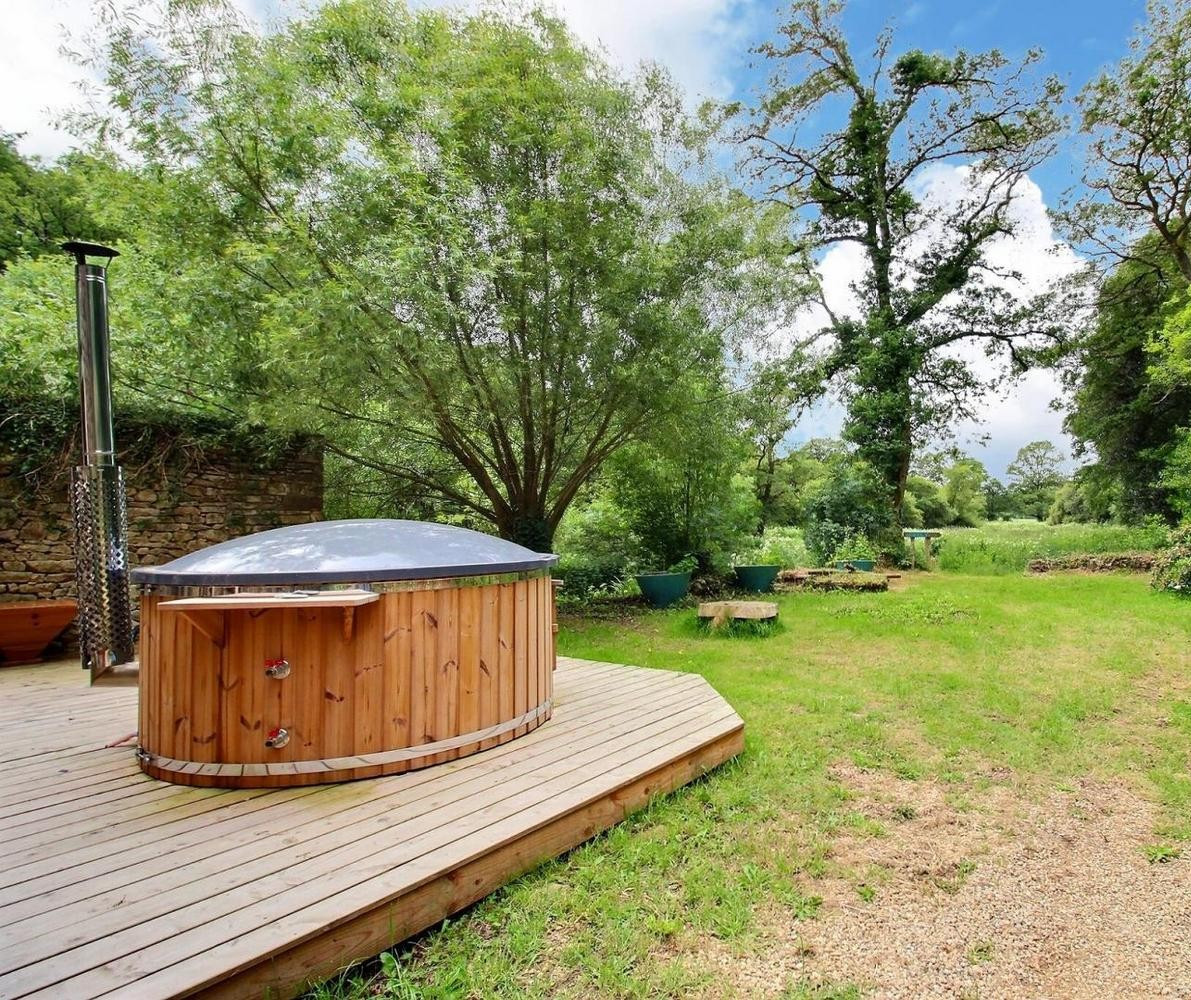 Bain nordique chauffé au bois