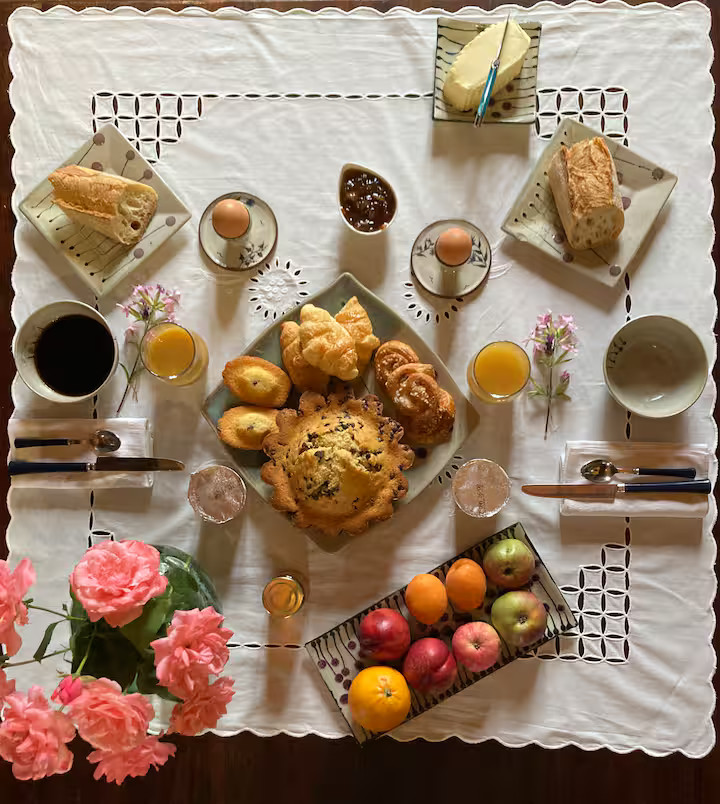 Petit-déjeuner local et de saison