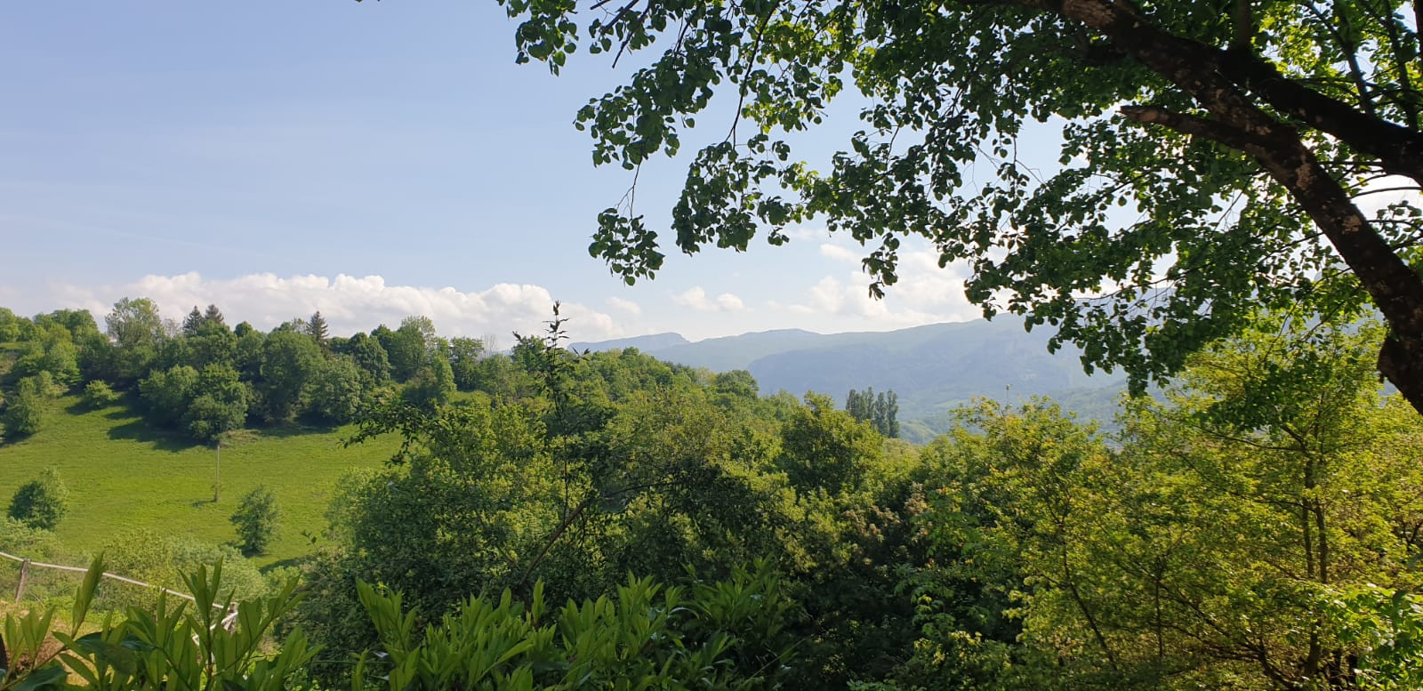 Vue sur le massif du Vercors