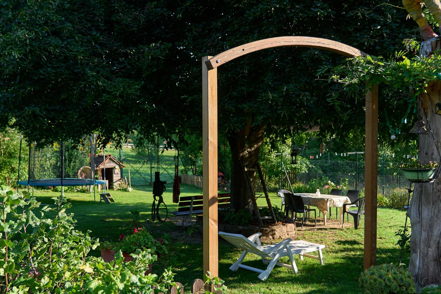 Grand jardin, potager et verger