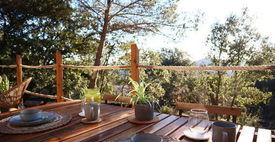 Petit-déjeuner inclus dans la tiny house