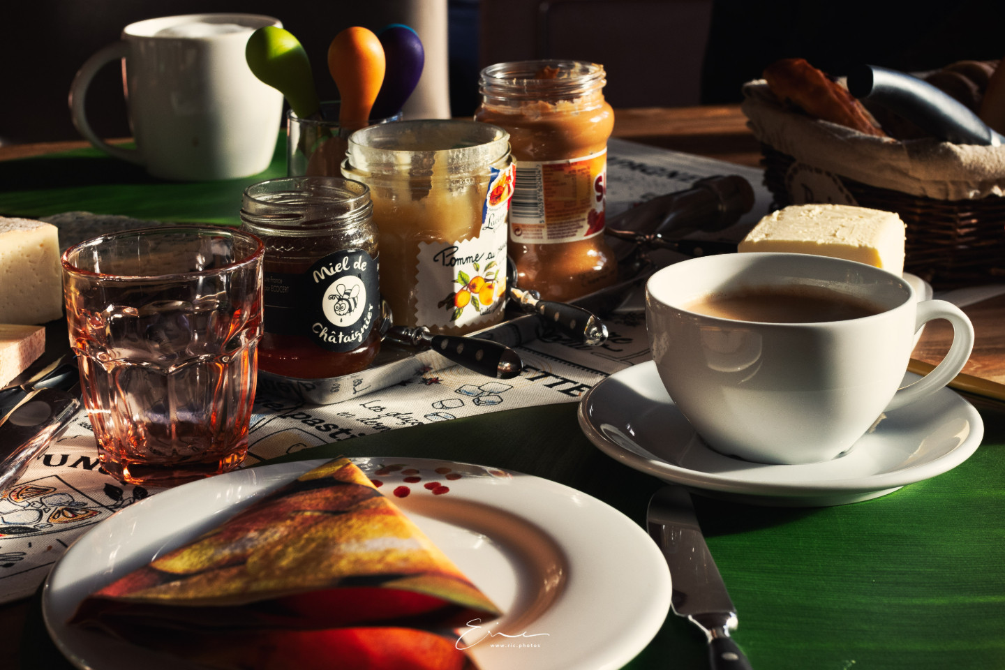 Petit dejeuner français fait maison