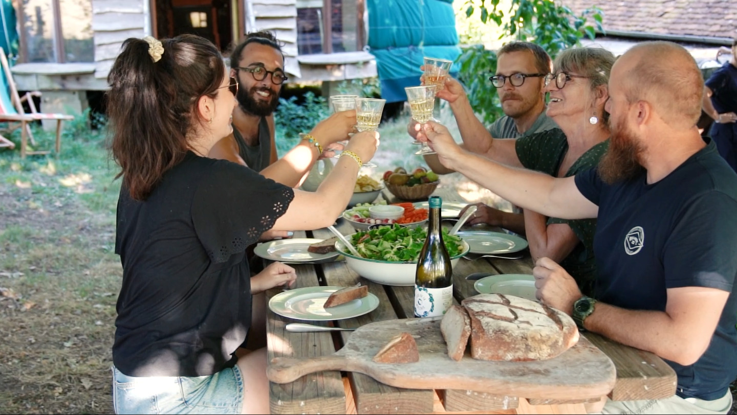 Dîner à la ferme