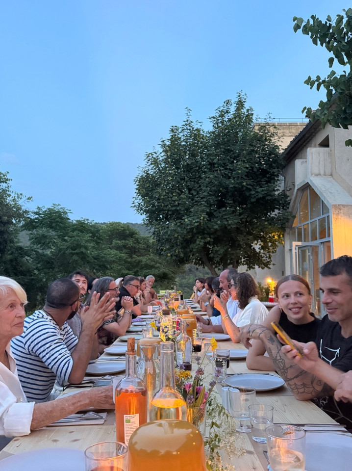 Table d'hôtes sur place
