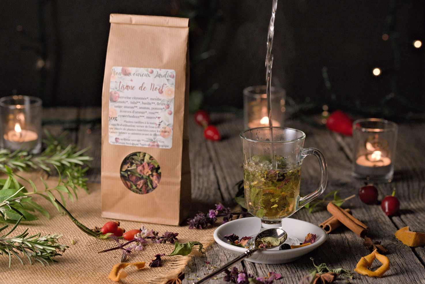 Produits Artisanaux du Domaine : Tisanes, Confitures & Créations aux Plantes
