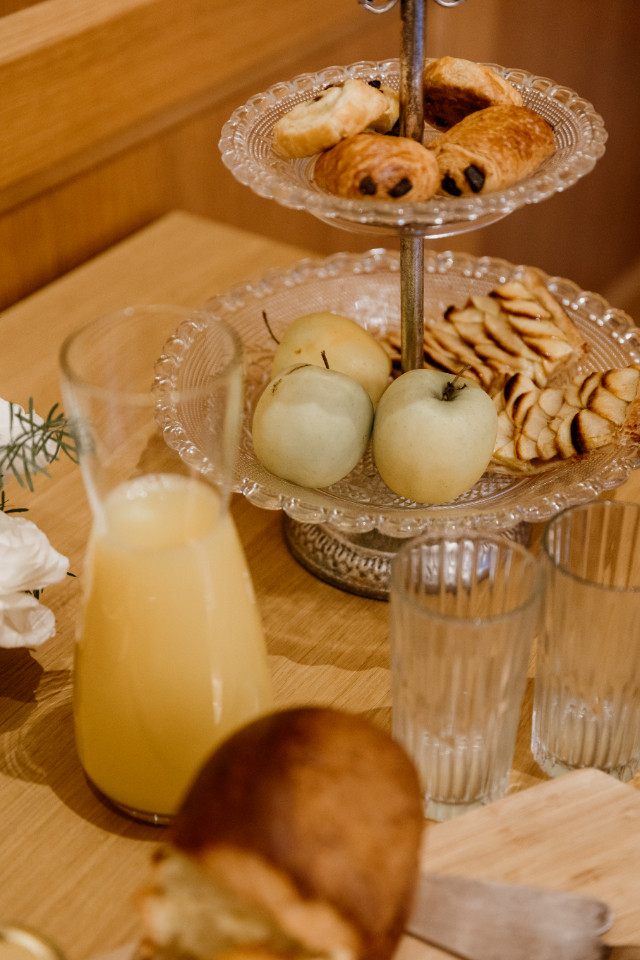 Petit-déjeuner inclus avec produits locaux