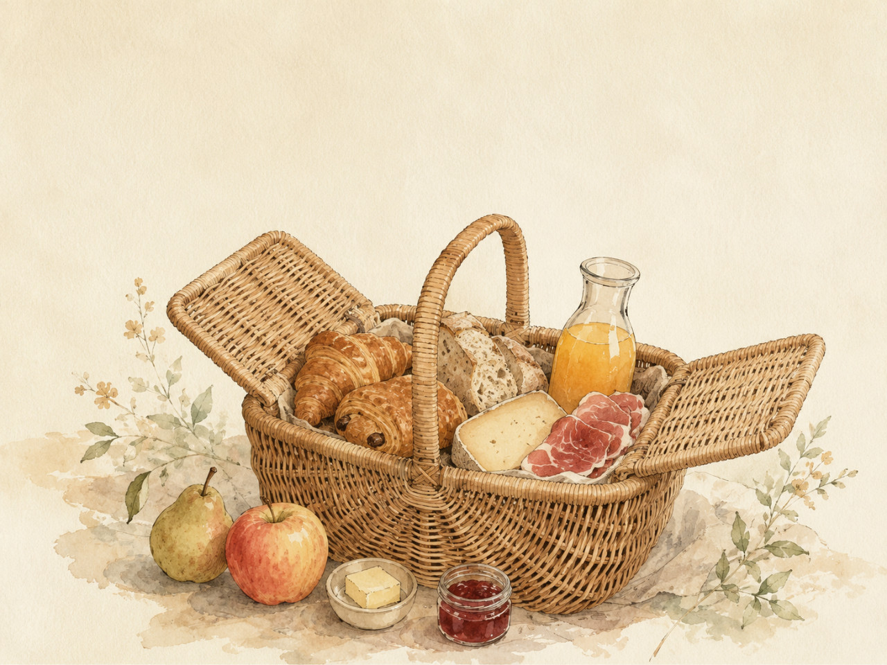 Un petit-déjeuner local et gourmand