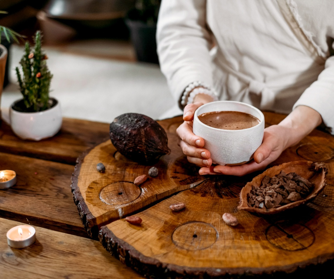 Rituels du cacao avec Anna