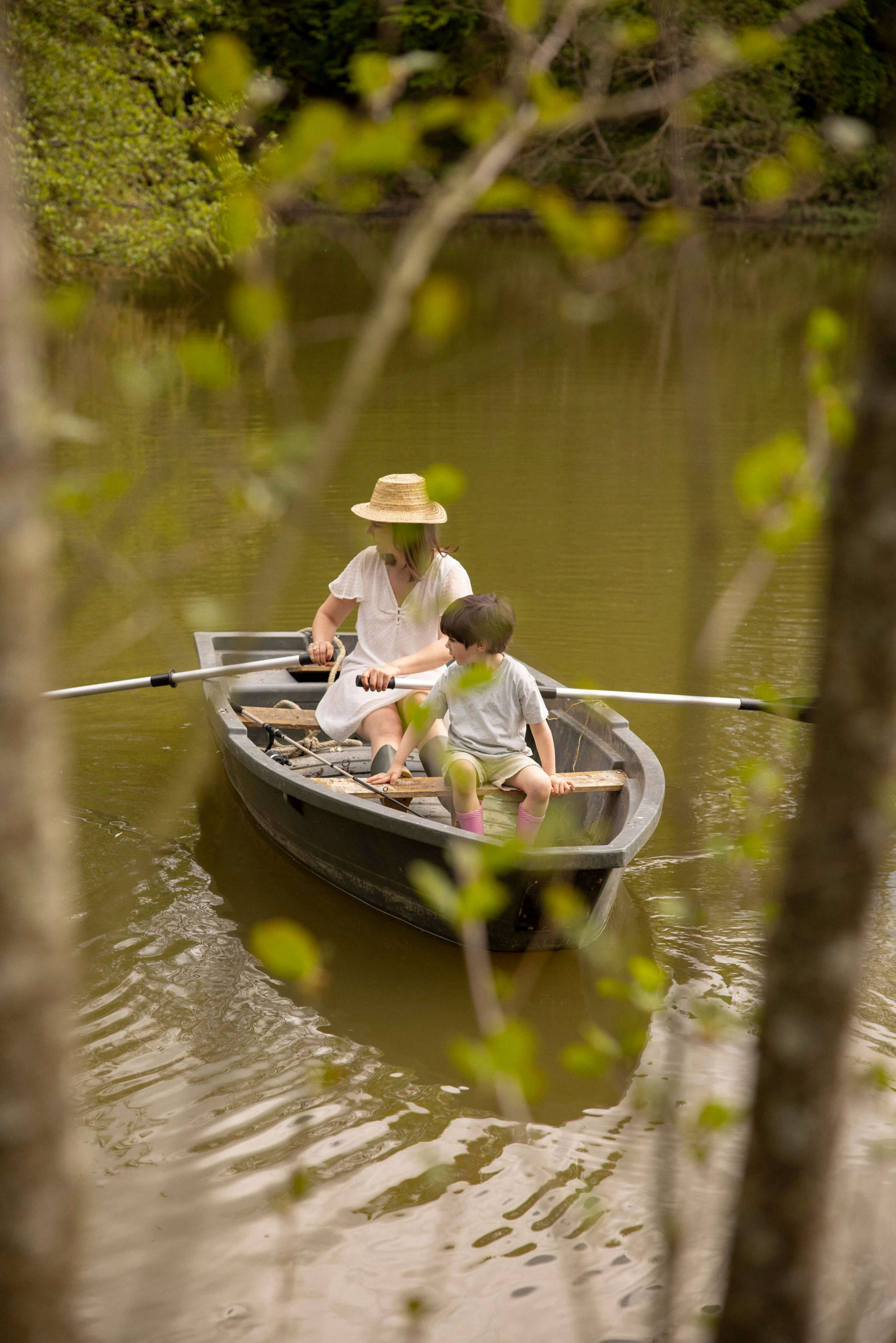 Petit lac privatif dans notre jardin