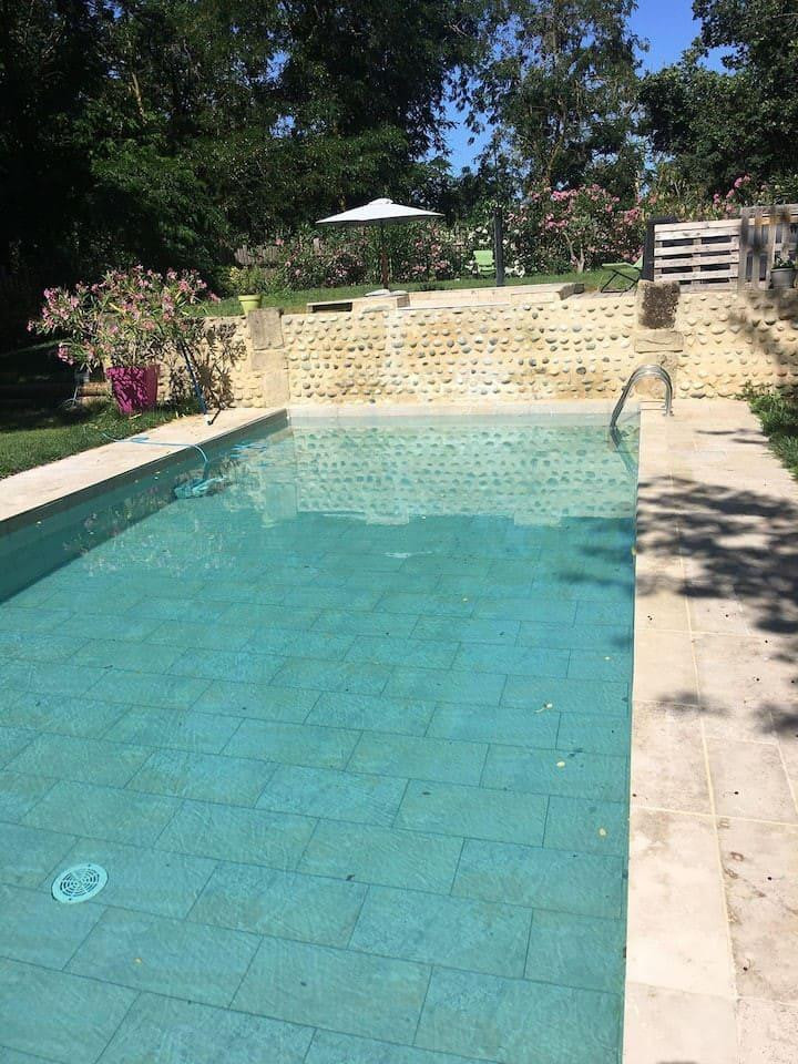Piscine partagée