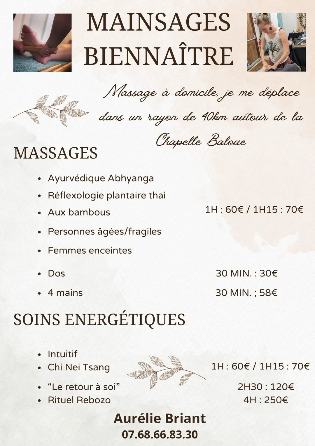 MASSAGE BIEN ETRE