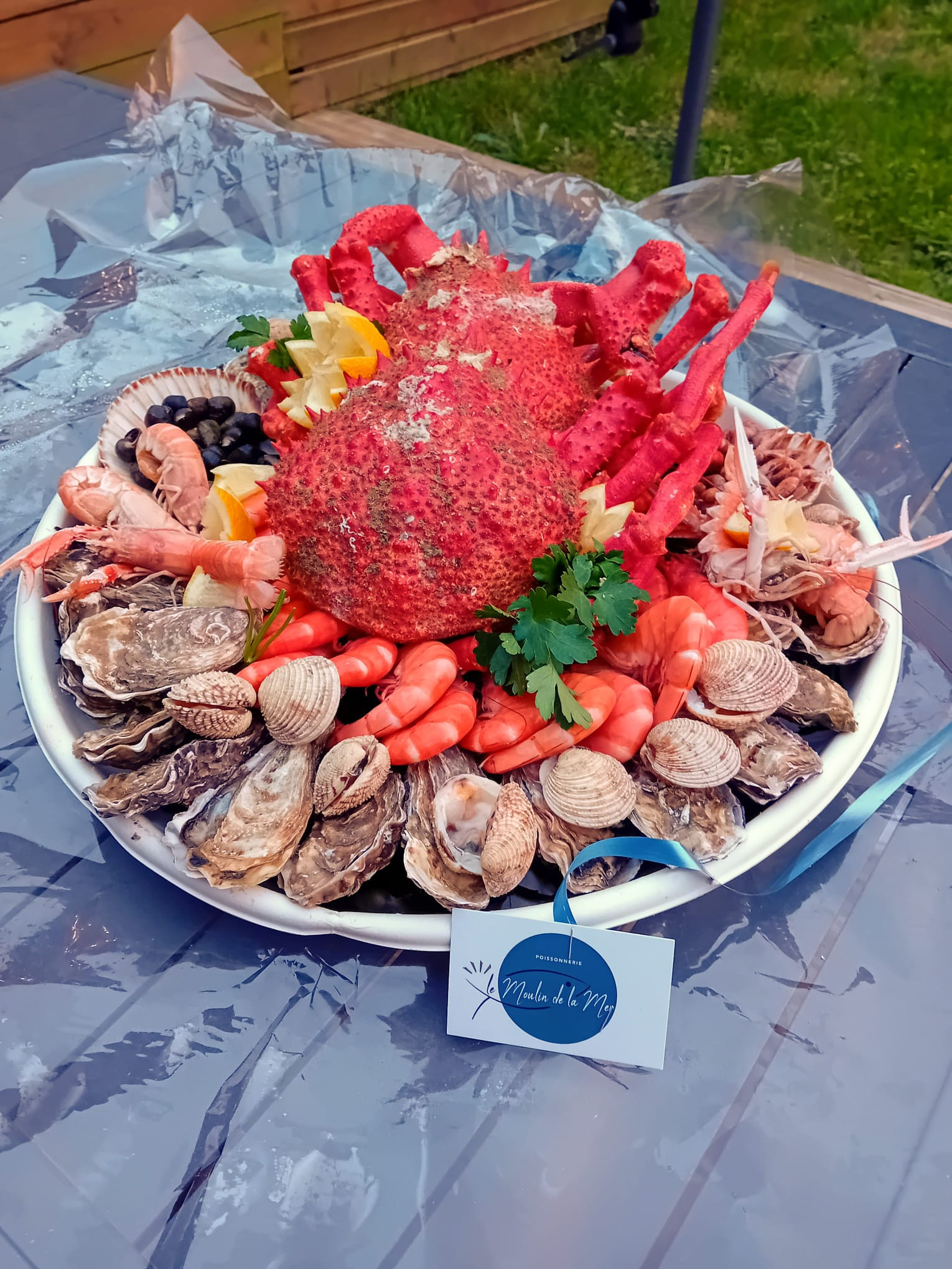 Livraison Plateau de fruits de mer