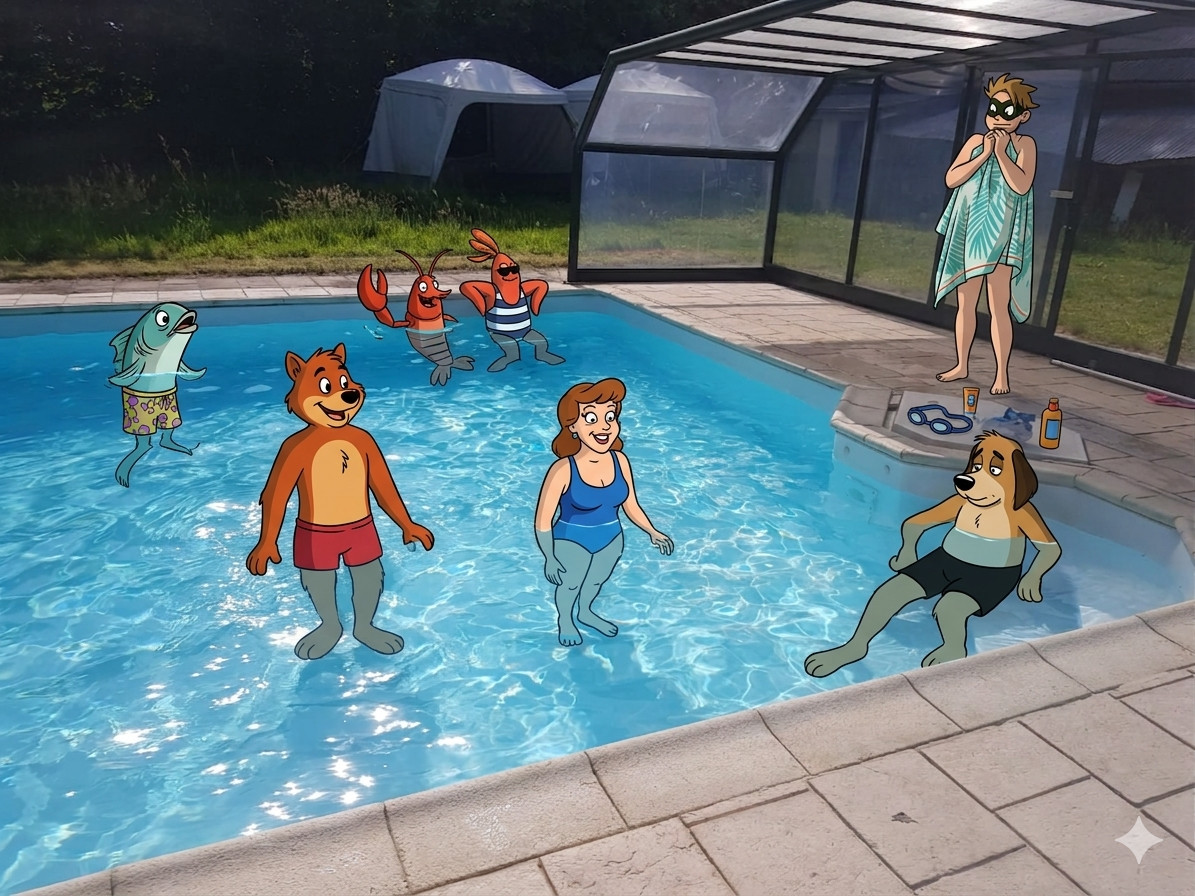 Grande piscine rien que pour vous