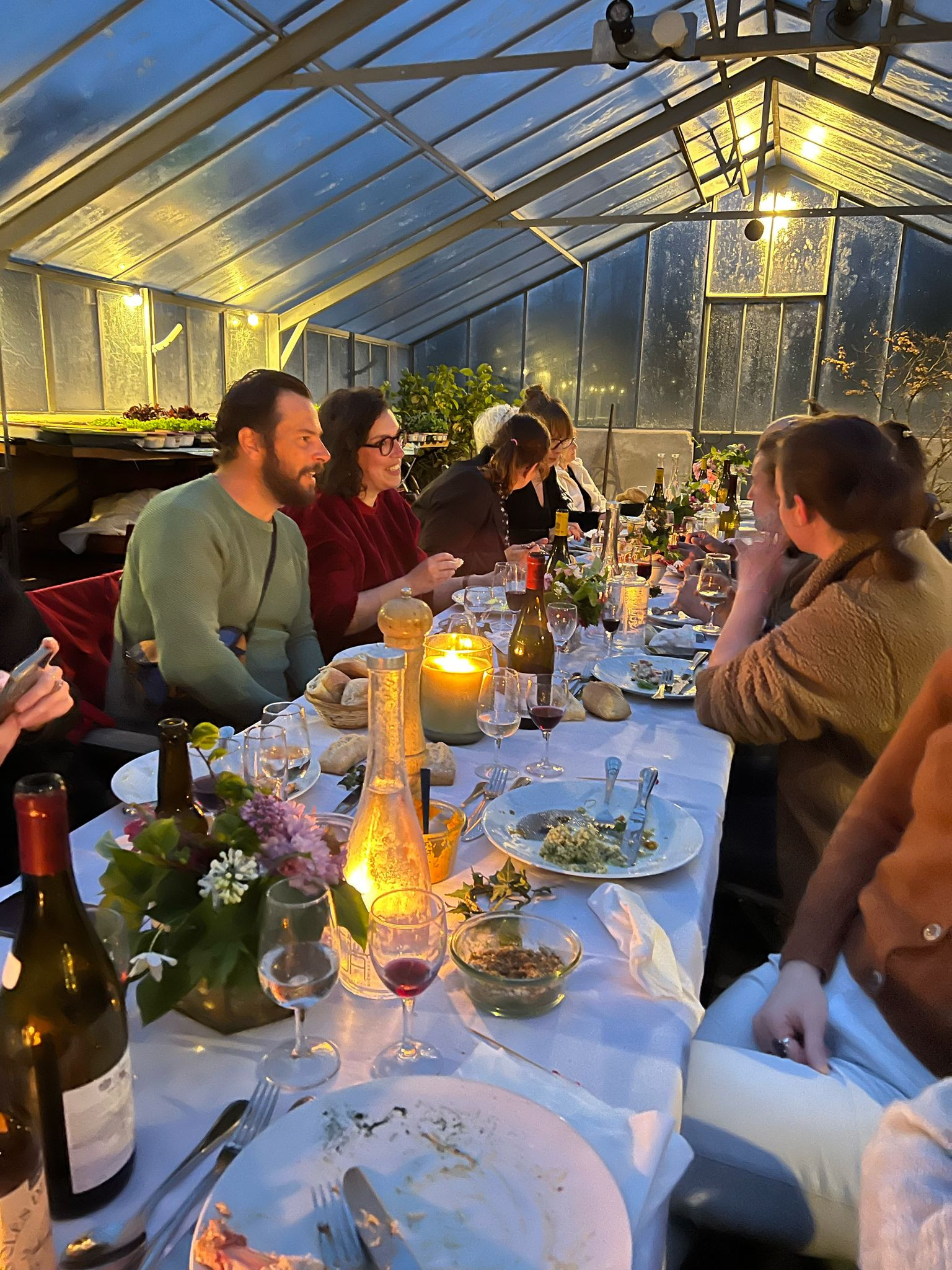 Dîner à la ferme