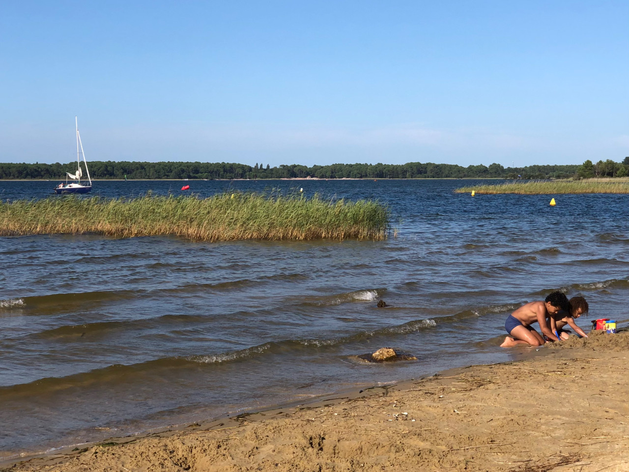 Le lac de Sanguinet à 25mn