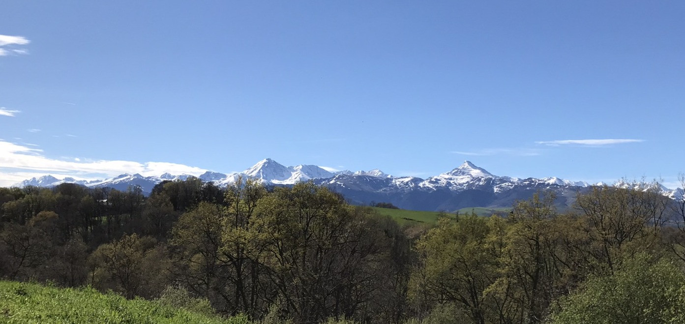 Panorama sur les Pyrénées