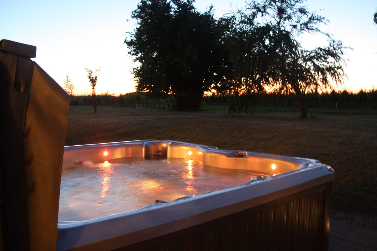 jacuzzi sous les étoiles