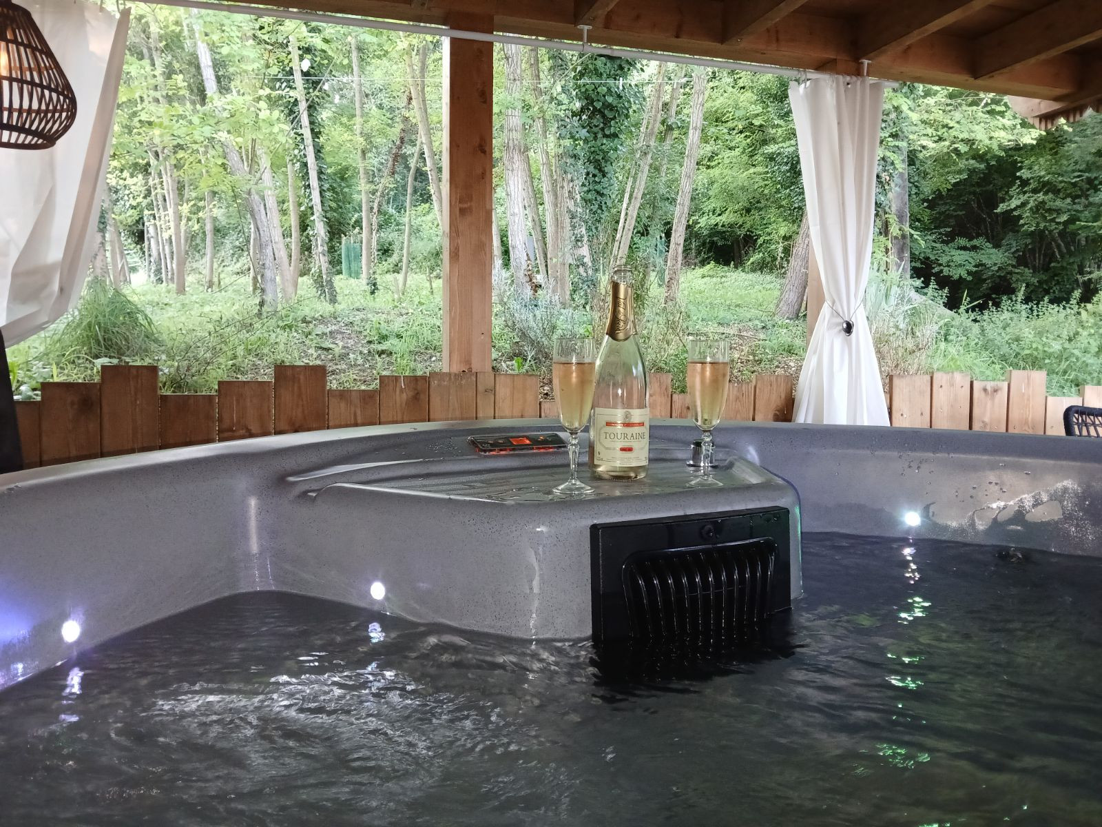 Jacuzzi vue nature