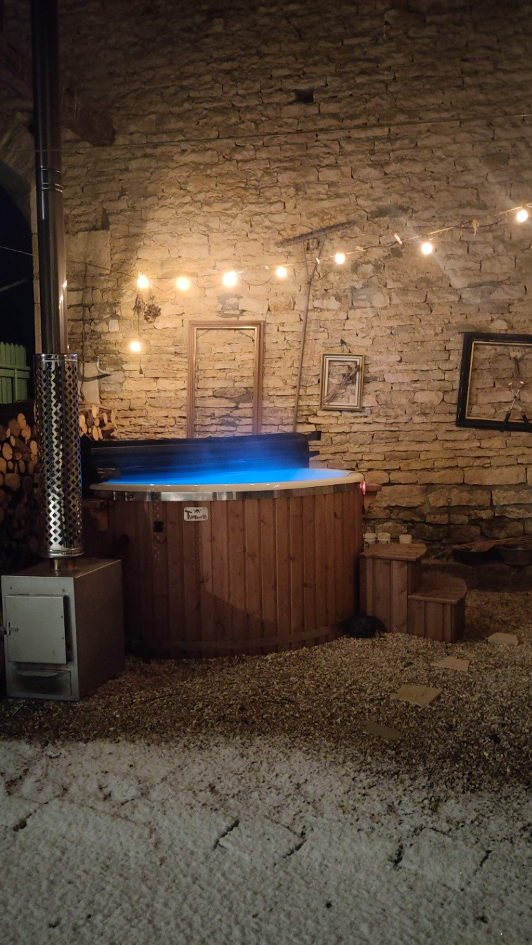 Bain nordique accessible en tout saison
