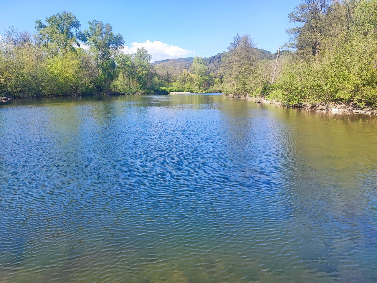 La rivière à quelques minutes à pied