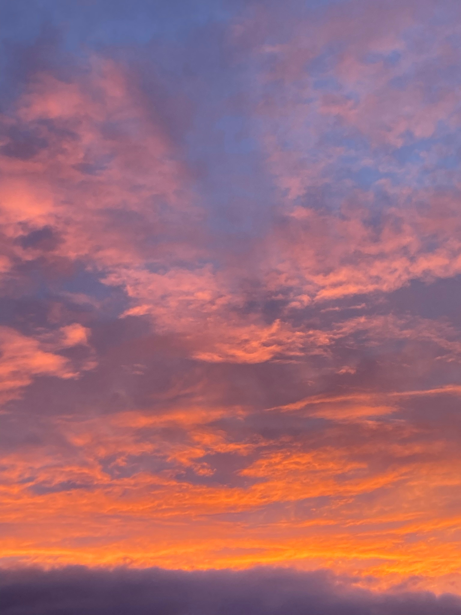 Vue sur les couchers de soleil