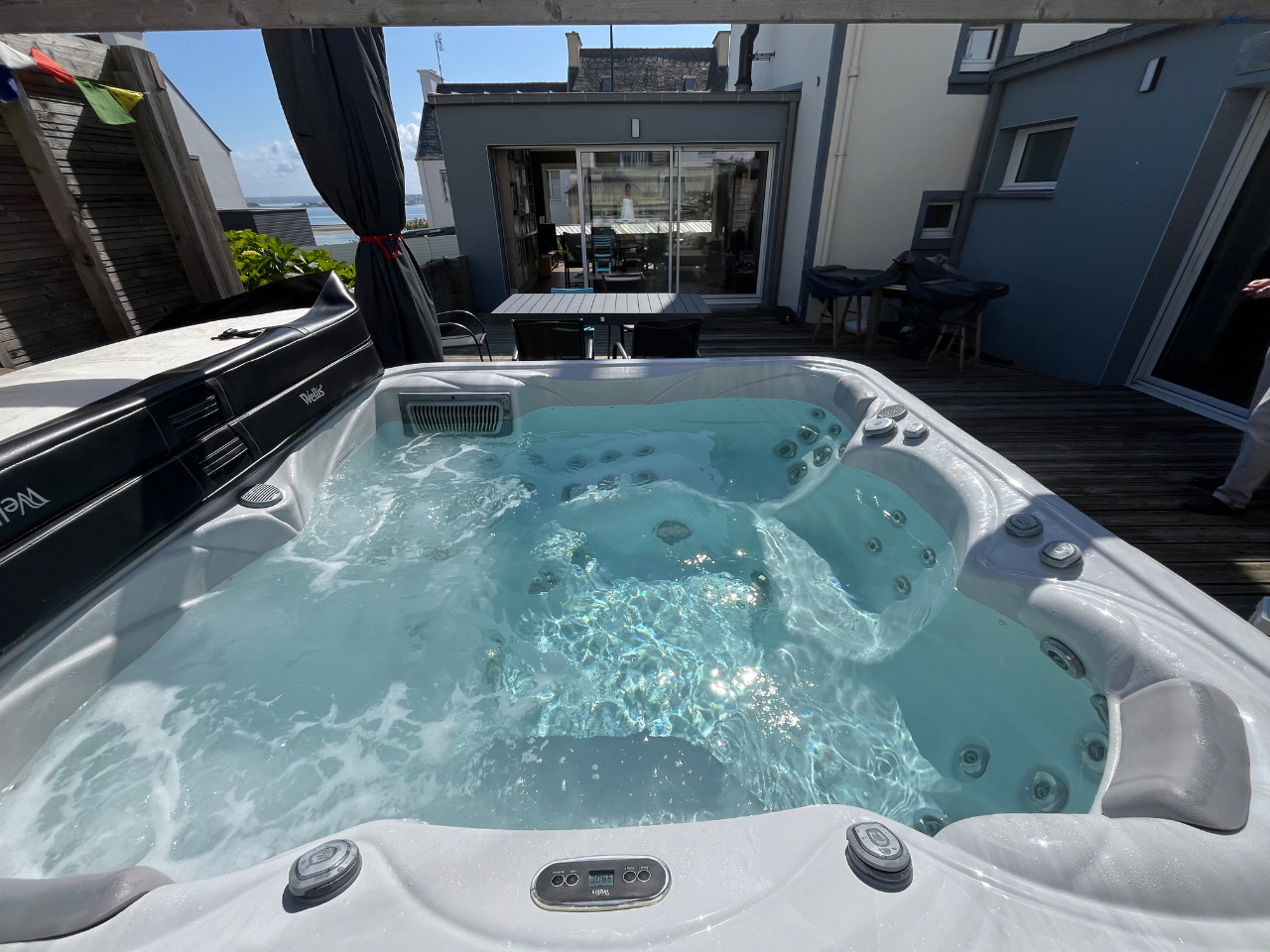 Jacuzzi sur la terrasse