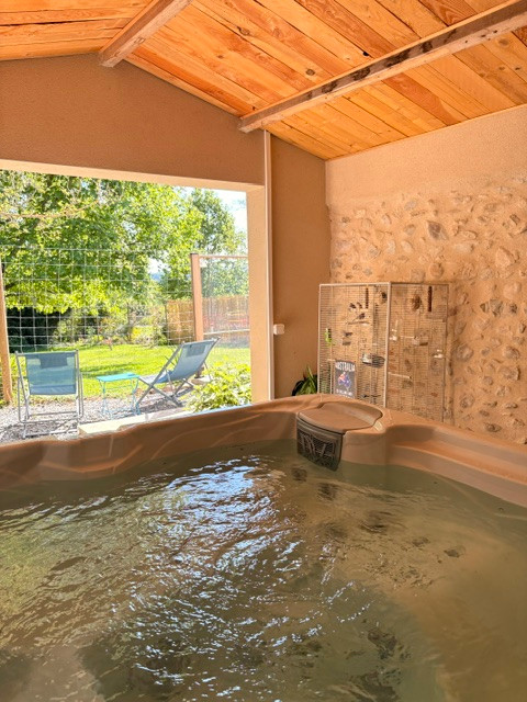 spa chauffé avec vue sur les Wallabies