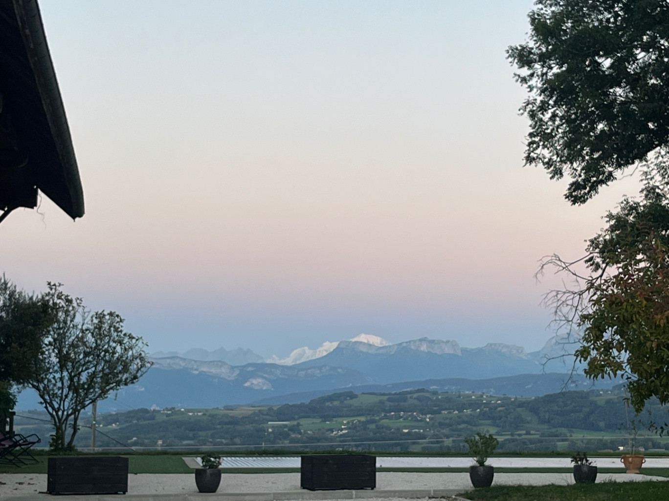 face au Mont-Blan