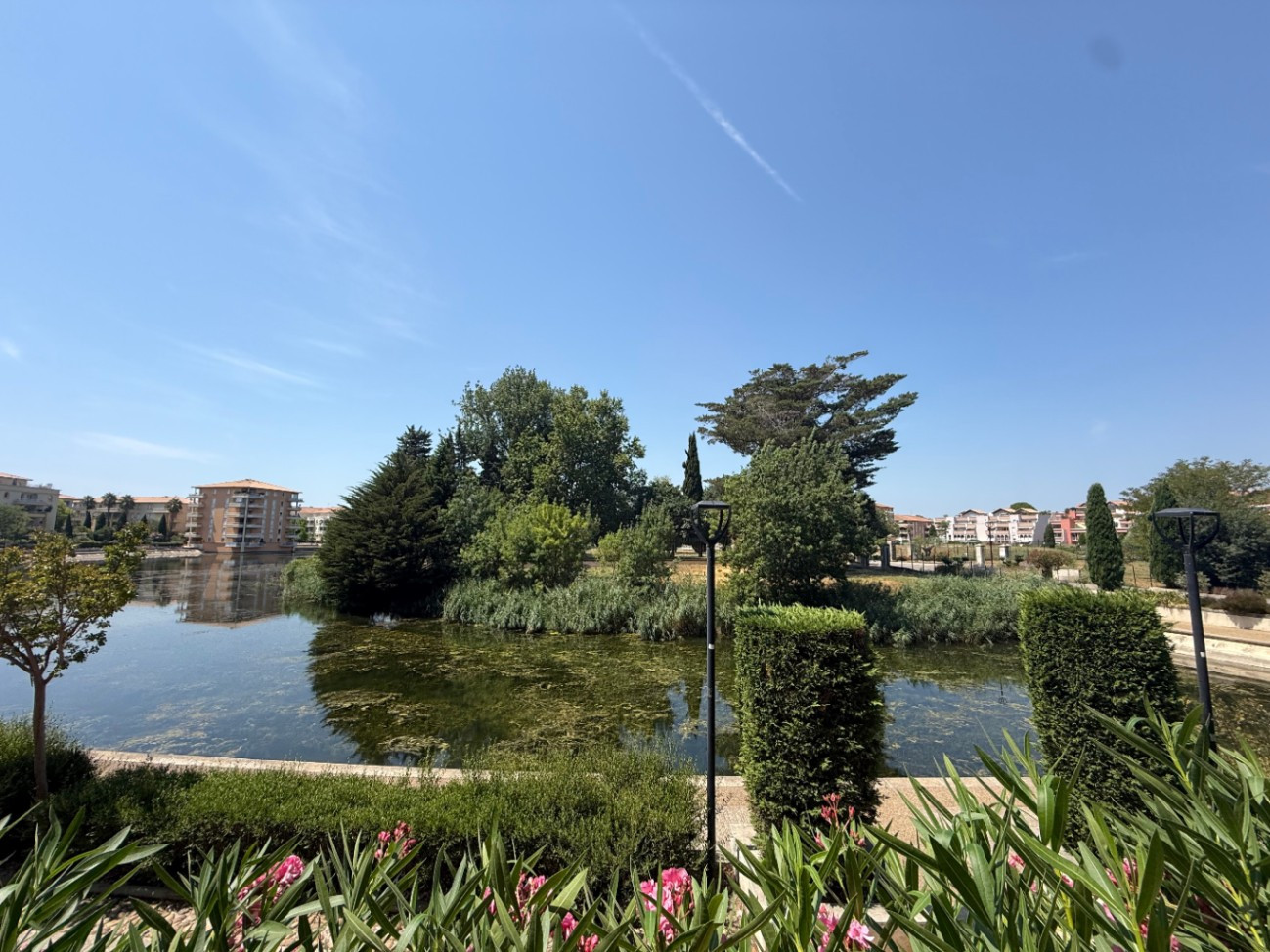 Vue sur la vasque
