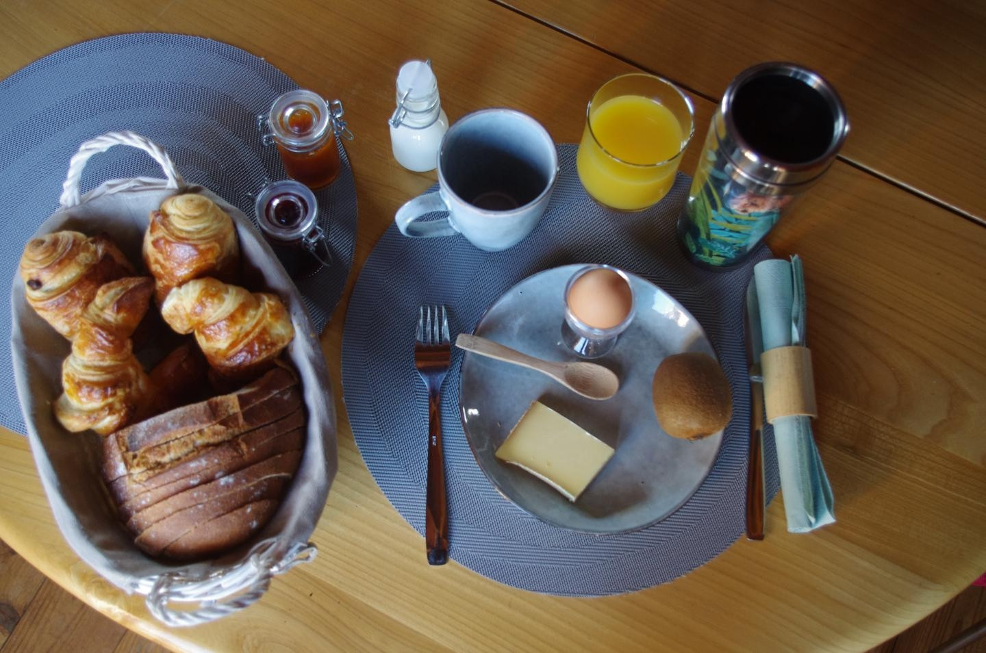 Petit-déjeuner bio et régional