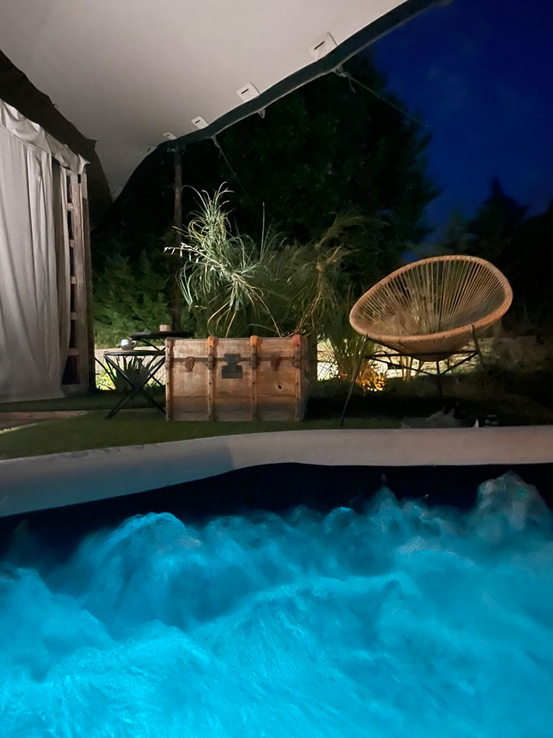Jacuzzi privatif pour le Lodge