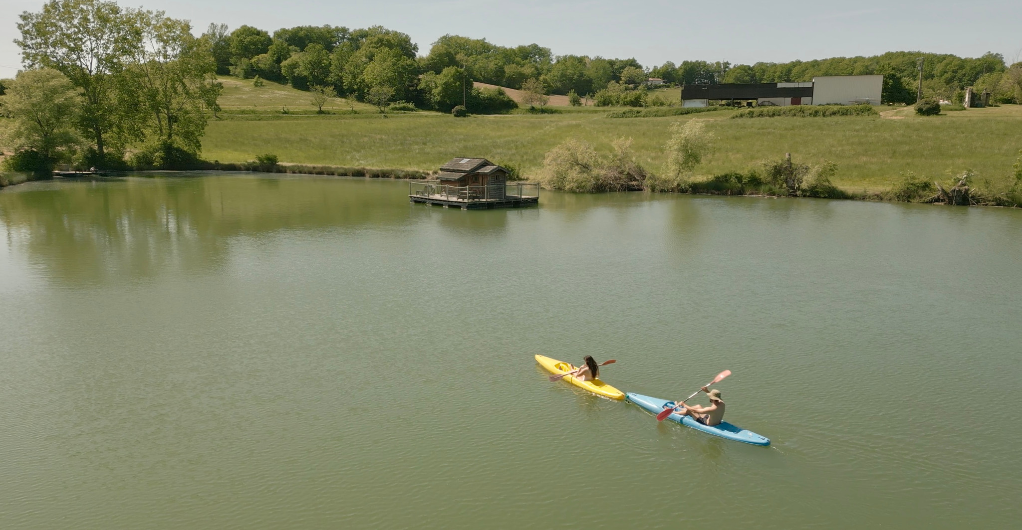 Kayak sur le Lac