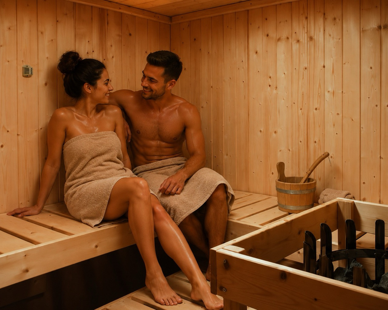 🔥 Sauna finlandais privatif pour 4 personnes