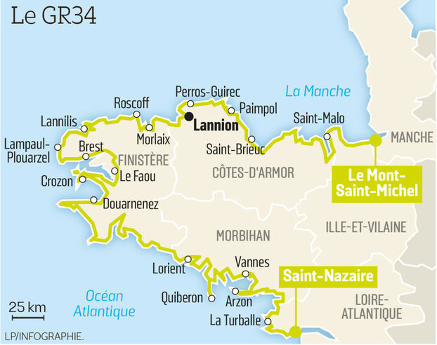Accès au GR® 34C