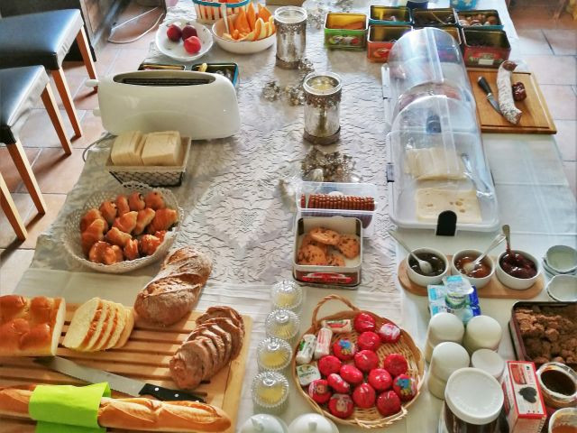 grand buffet du matin (ou petit-déjeuner)