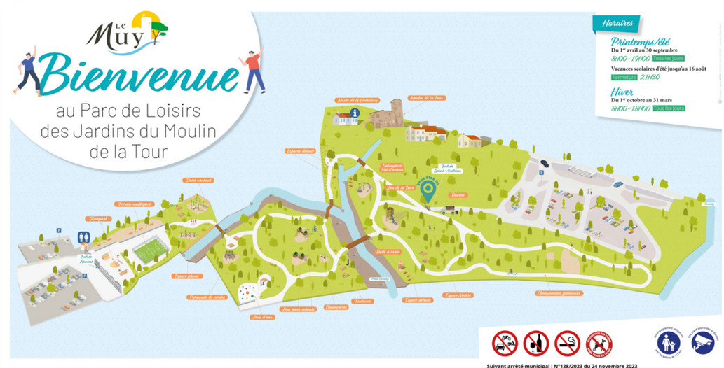 Parc de Loisirs des Jardins du Moulin de la Tour
