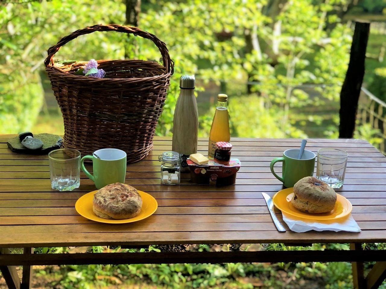 Panier petit déjeuner bio local