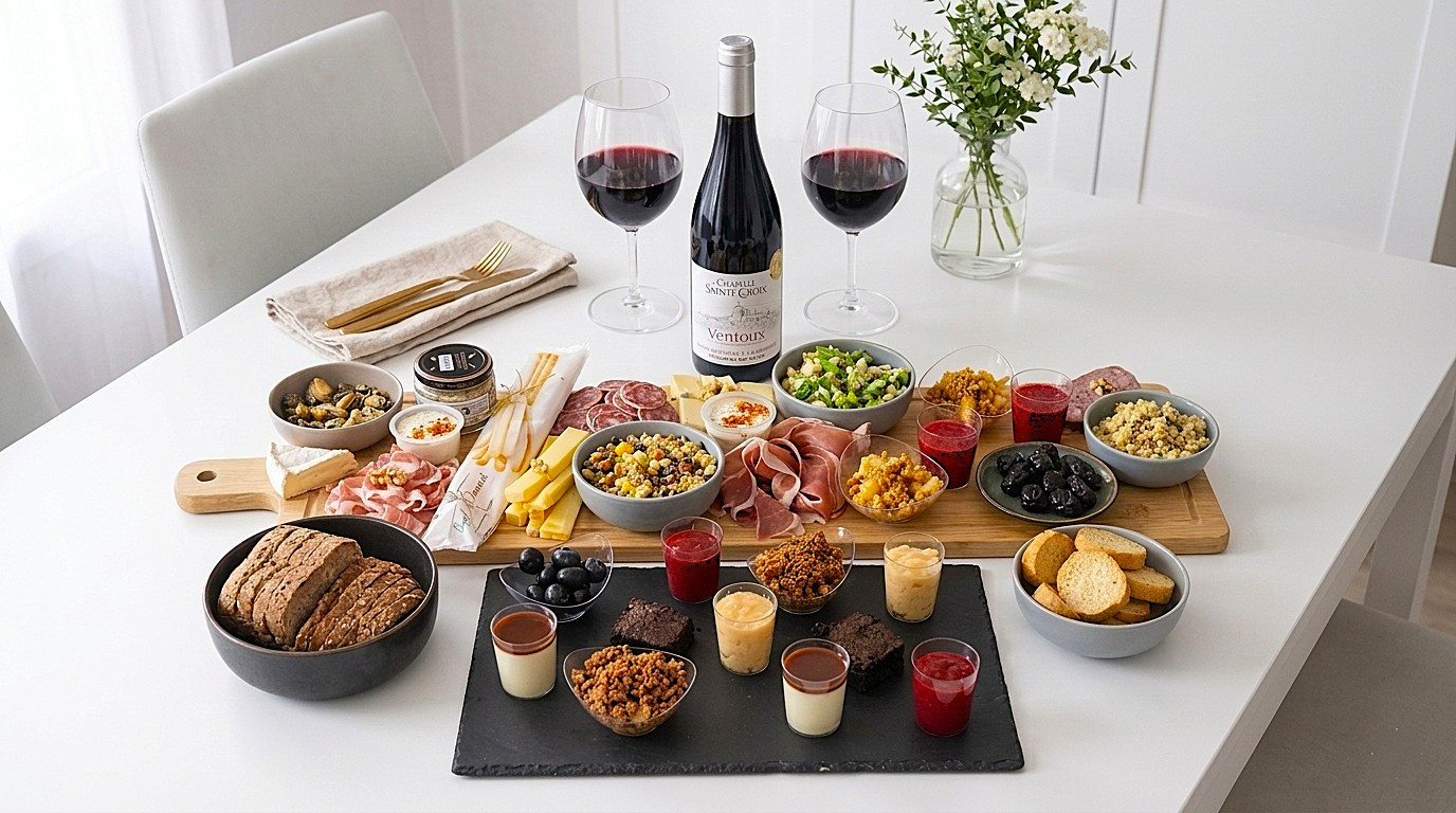 Planche apéritive ou diner gourmande