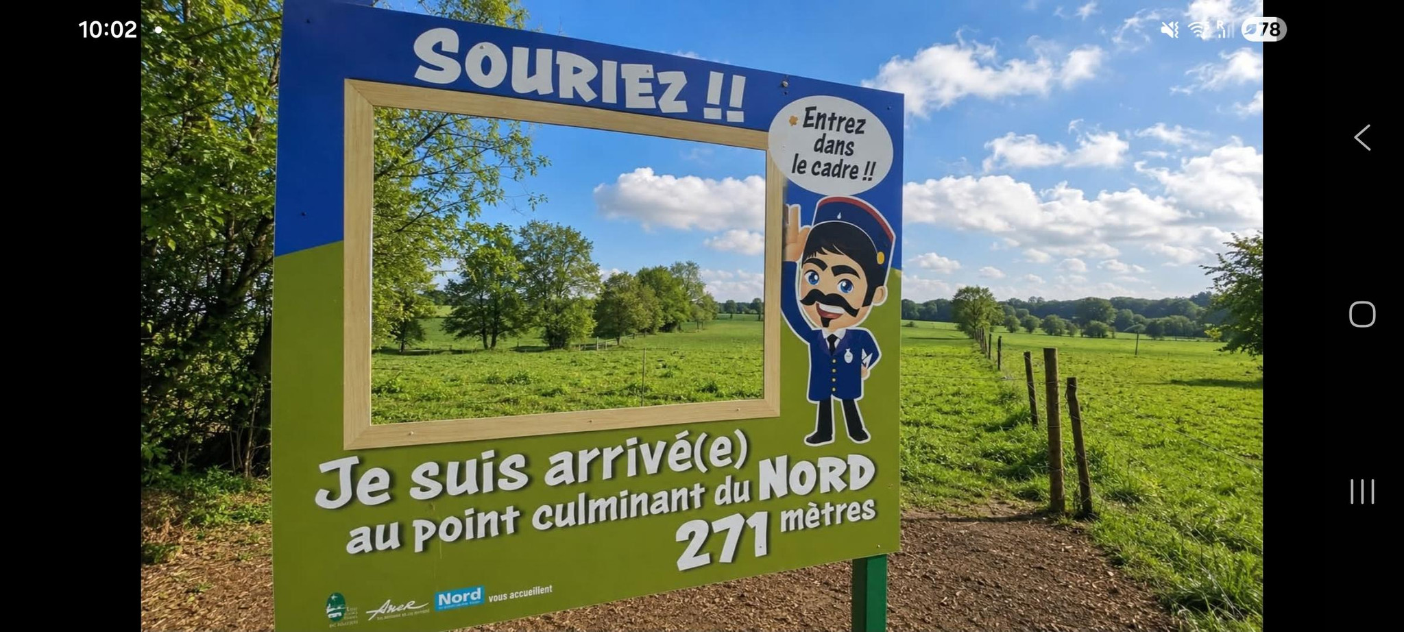 Randonnée au point culminant du NORD